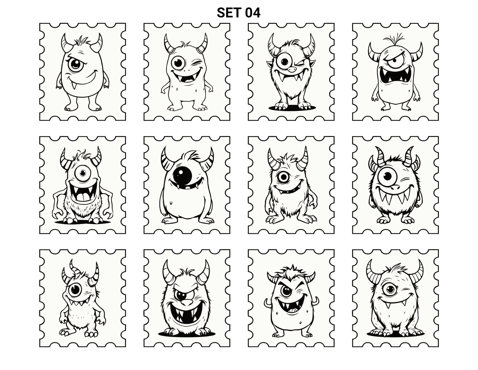 Cute Monsters Collection 01 - Image 5