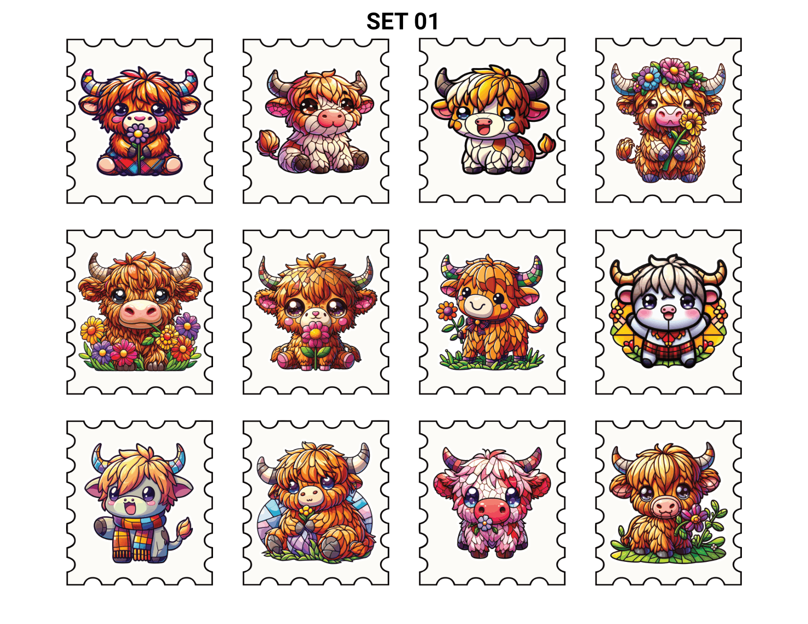 Highland Cows Collection 01 - Image 2