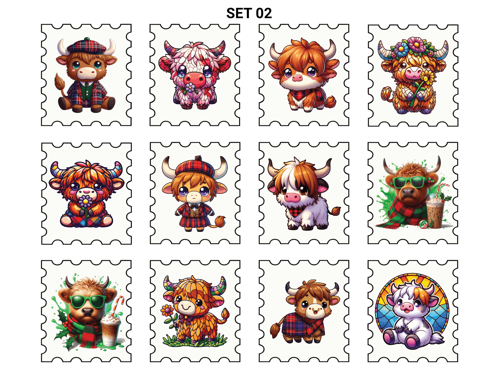 Highland Cows Collection 01 - Image 3