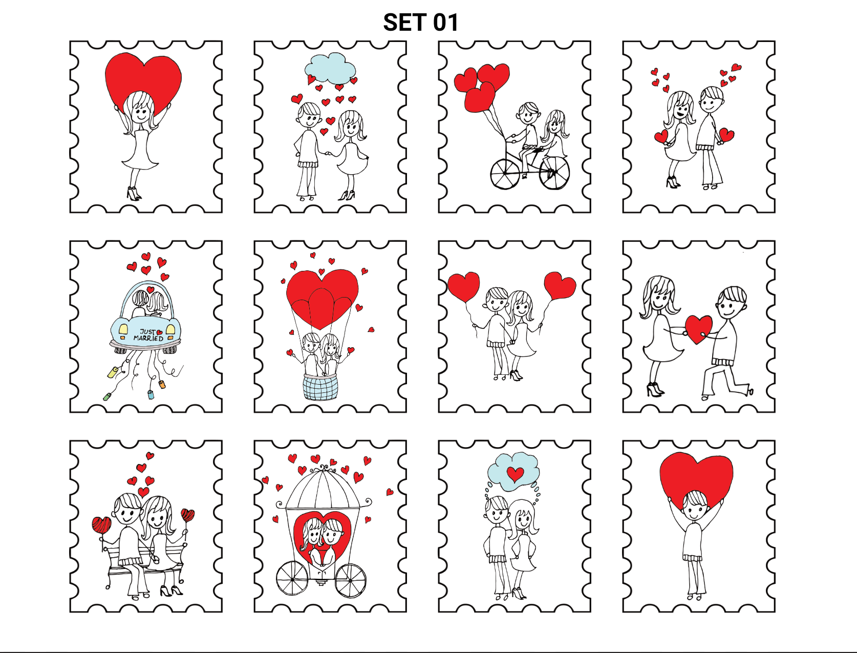 Love Stick Figures Collection 01 - Image 2