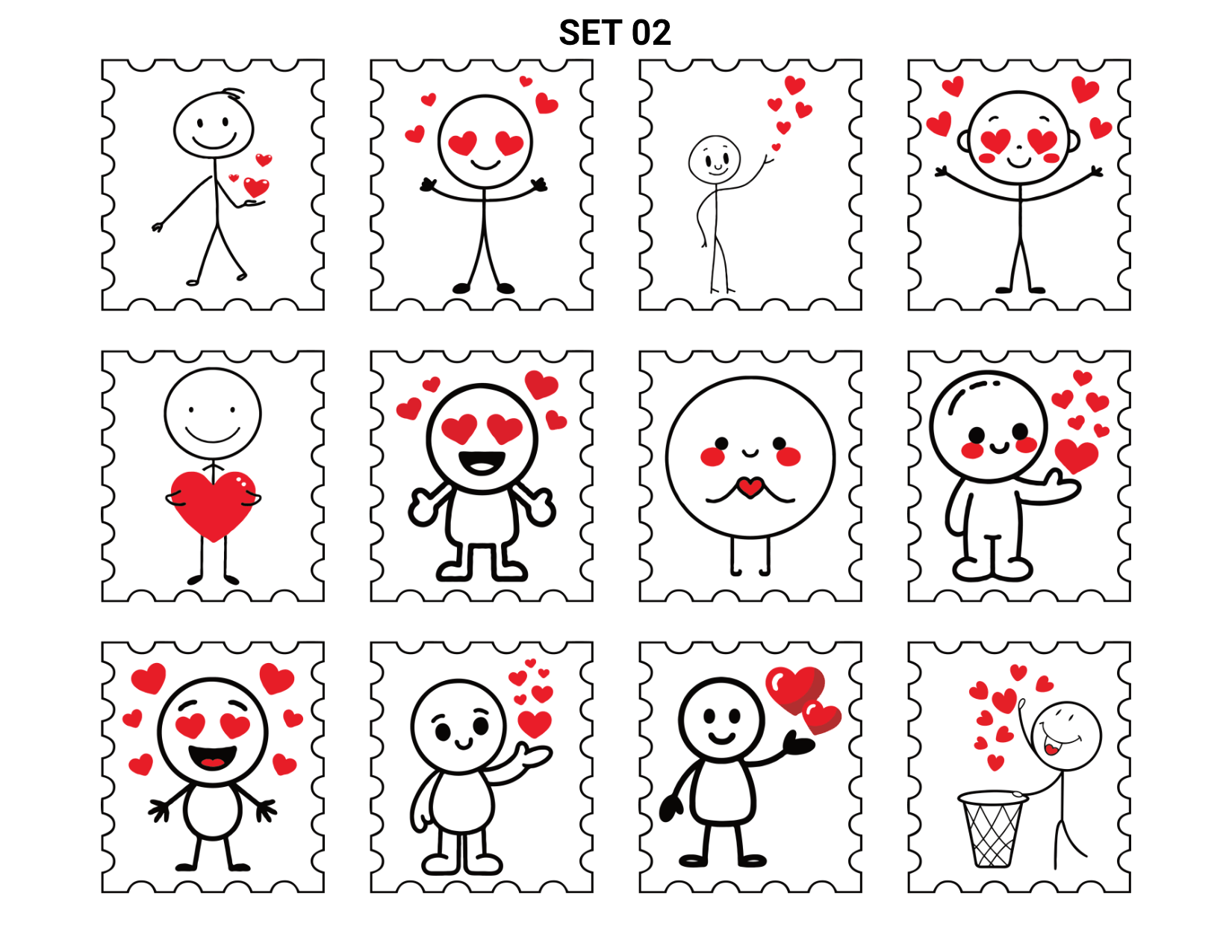 Love Stick Figures Collection 01 - Image 3
